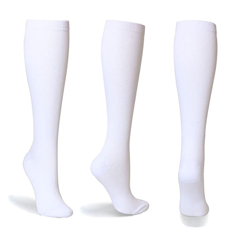 Lunéa Calcetines Compresión Tubo Largo Ciclismo Fitness Hombre Mujer