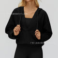 Lunéa Chaqueta Running Mujer Manga Larga Cuello V Holgada Exterior