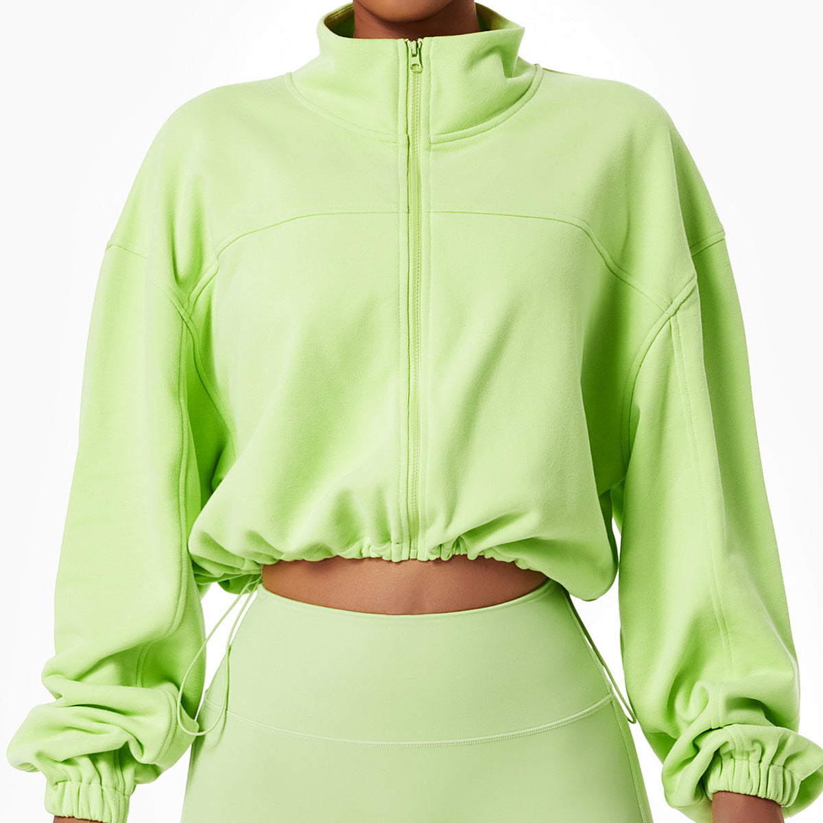 Lunéa Sudadera Deportiva Mujer Manga Larga Cremallera Outdoor Running Ciclismo