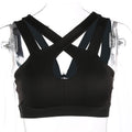 Lunéa Sujetador Deportivo Halter Tiras Push Up Relleno Extraíble Mujer