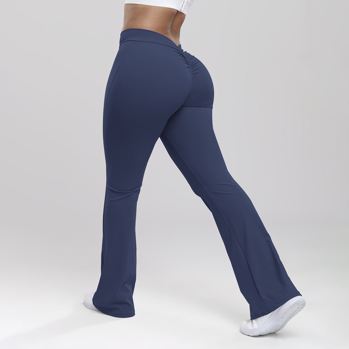 Lunéa Pantalón Yoga Acampanado Mujer Cintura Definida Levanta Glúteos
