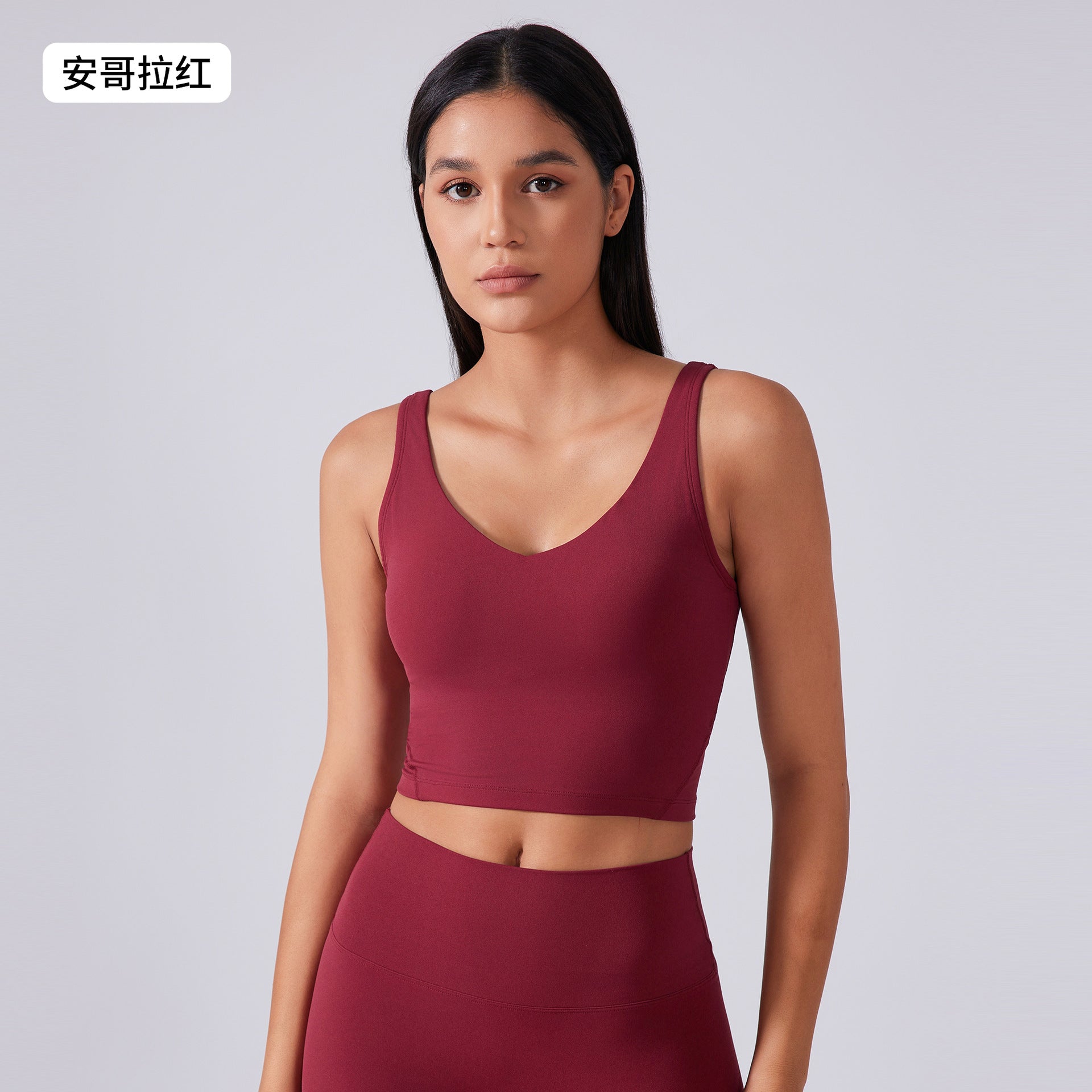 "Beautiful back underwear, women's yoga running bra, fitness vest top, yoga wear S2054.