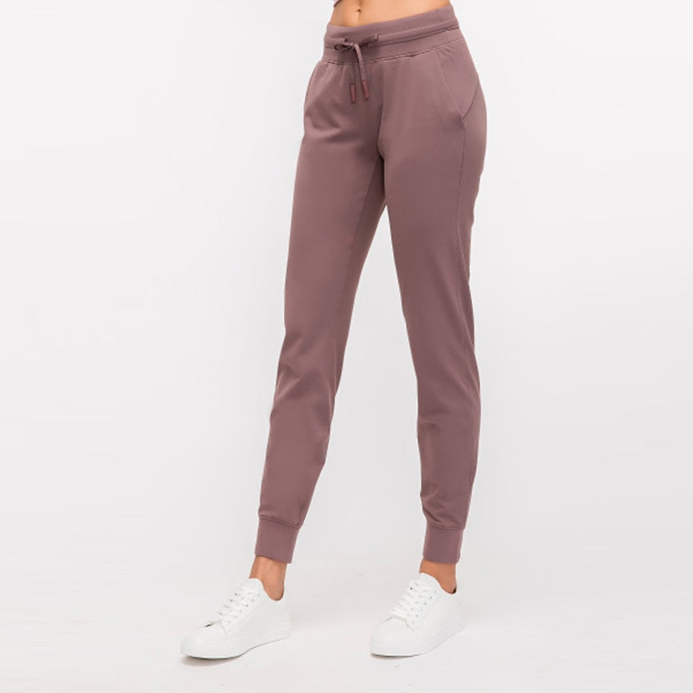 Lunéa Joggers Deportivos Mujer con Bolsillo Lateral Transpirable Running Fitness