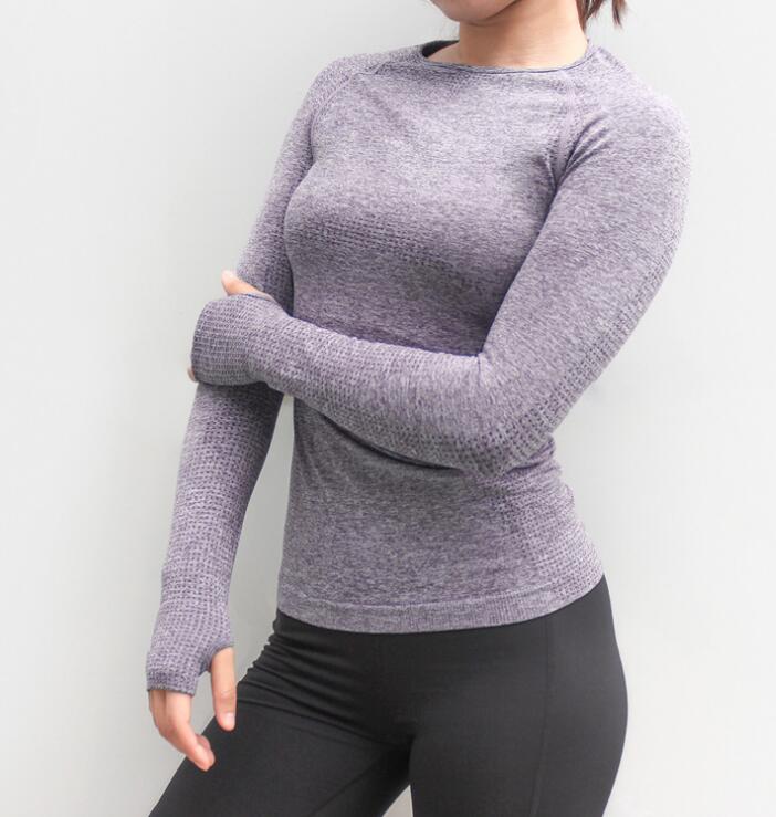 Lunéa Top Manga Larga Sin Costuras Mujer Segunda Piel Alta Elasticidad Gym Yoga Fitness