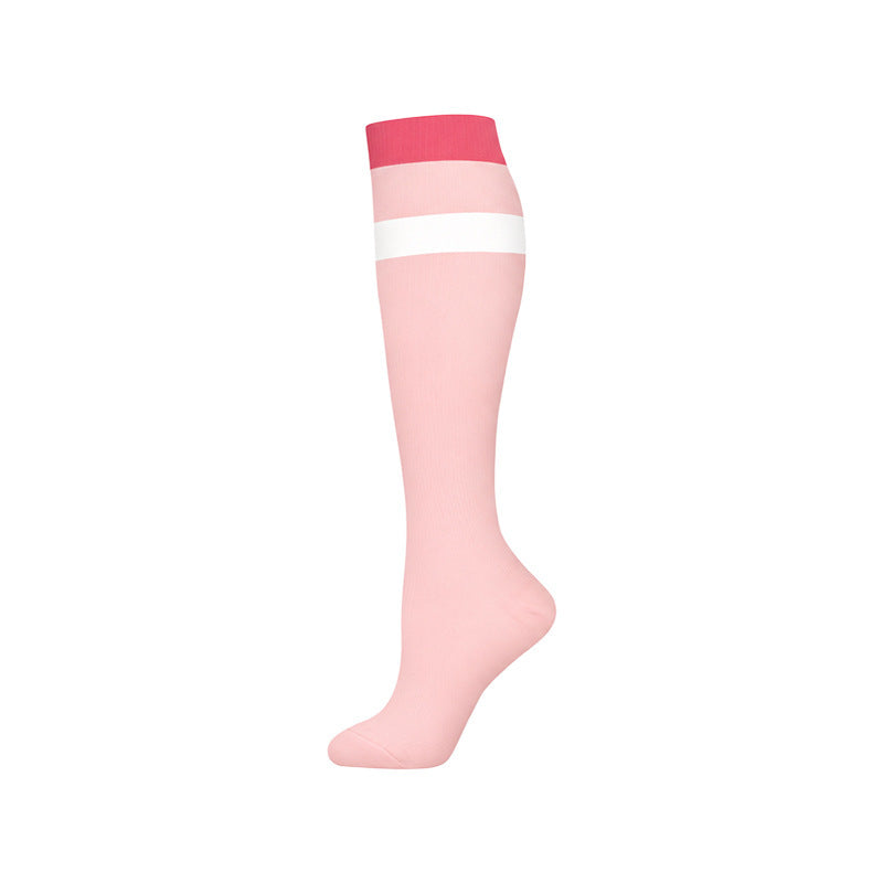 Lunéa Calcetines Compresión Tubo Largo Ciclismo Fitness Hombre Mujer