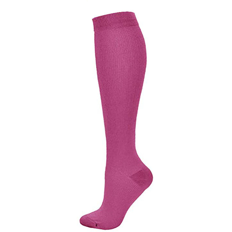 Lunéa Calcetines Compresión Tubo Largo Ciclismo Fitness Hombre Mujer