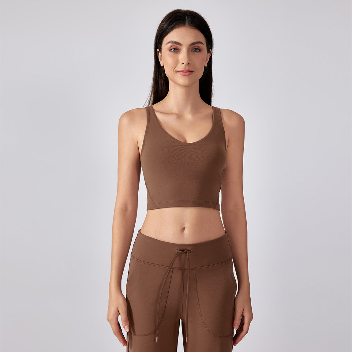 "Beautiful back underwear, women's yoga running bra, fitness vest top, yoga wear S2054.