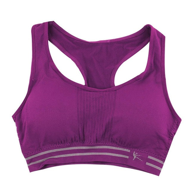 Lunéa Sujetador Deportivo Mujer Acolchado Copa Compresión Media-Alta Fitness Yoga Gym