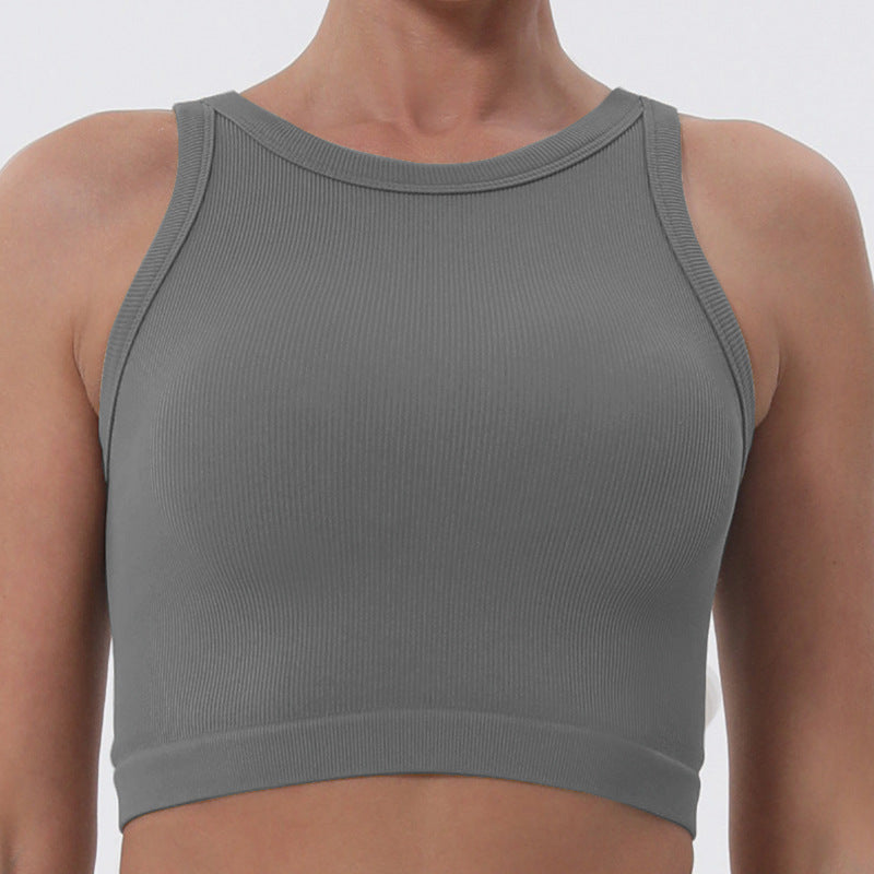 Lunéa Top Halter Deportivo Mujer Tirantes Anchos Antiimpacto Yoga