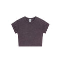 Lunéa Camiseta Crop Slim Manga Corta Mujer Estilo Urbano