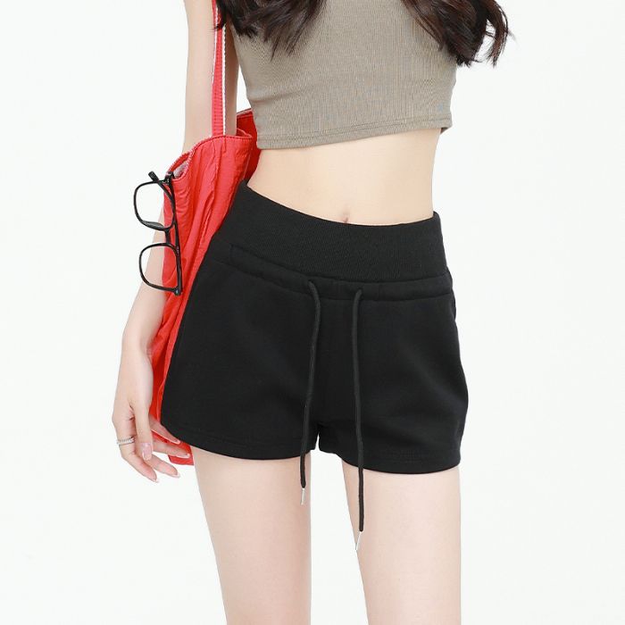 Lunéa Shorts Casuales Deportivos Mujer Tiro Bajo Slim Fit Gym Yoga Diario