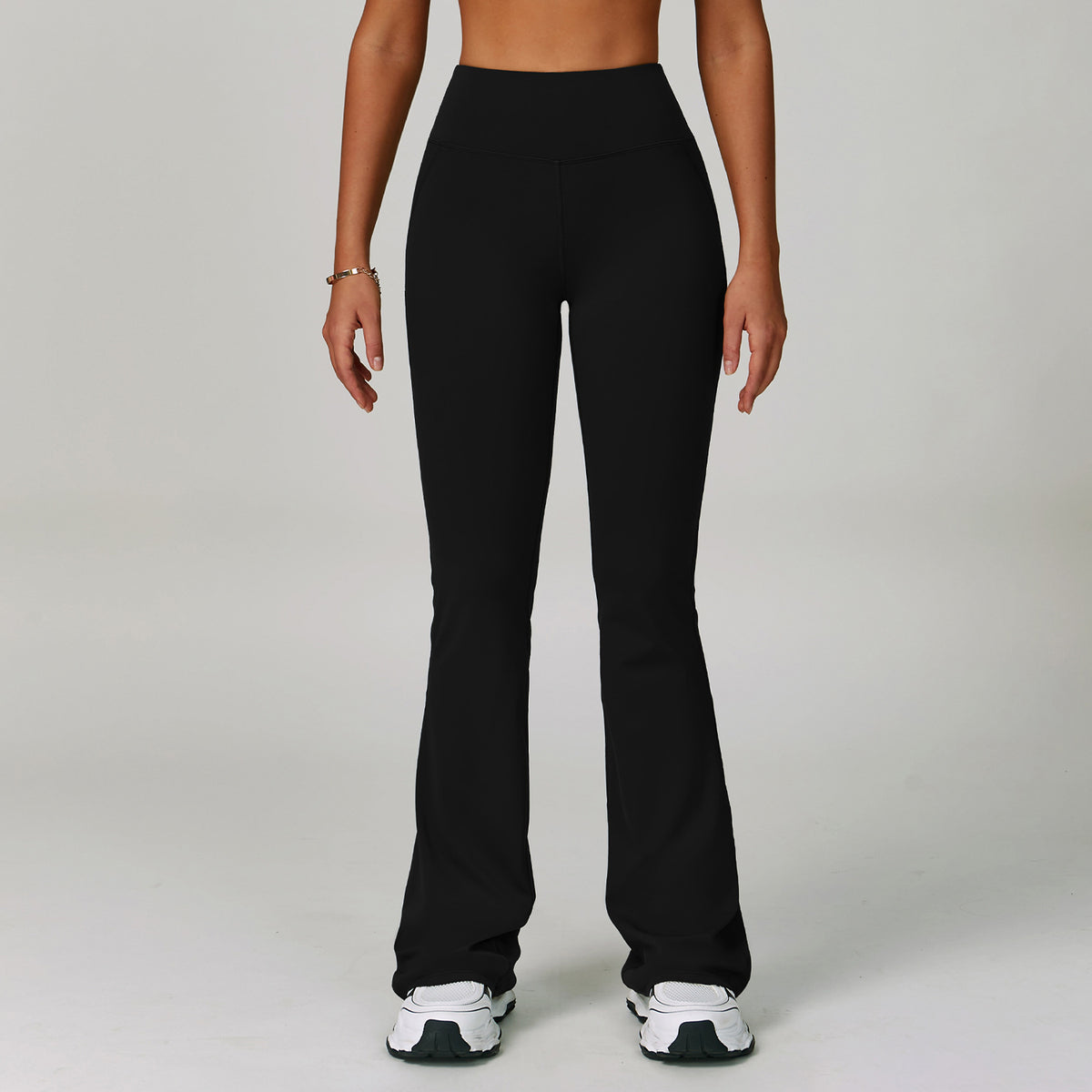 Lunéa Pantalón Largo Acampanado Mujer Cintura Alta Levanta Glúteos Yoga Fitness