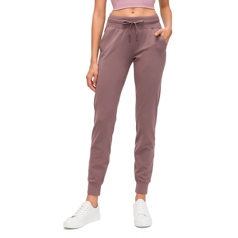 Lunéa Joggers Deportivos Mujer con Bolsillo Lateral Transpirable Running Fitness