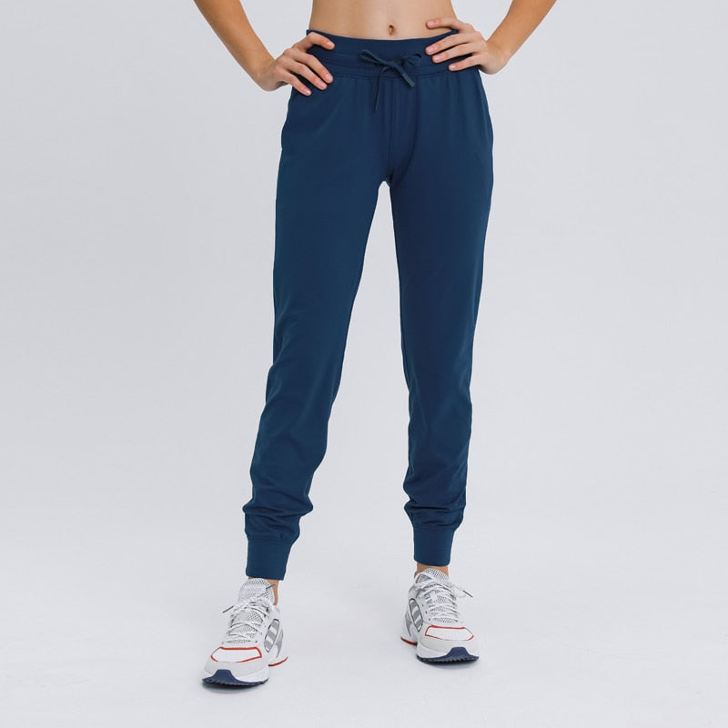 Lunéa Joggers Deportivos Mujer con Bolsillo Lateral Transpirable Running Fitness