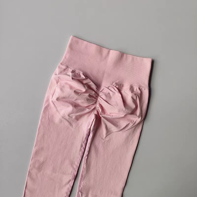 High-waisted and hip-lifting fitness pants, high-elasticity quick-drying tight Pilates slimming yoga pants for outerwear