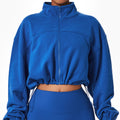 Lunéa Sudadera Deportiva Mujer Manga Larga Cremallera Outdoor Running Ciclismo