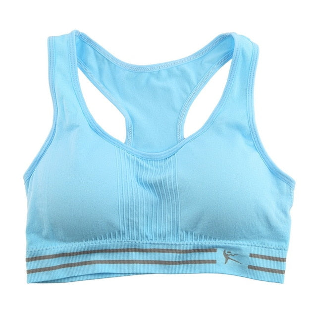Lunéa Sujetador Deportivo Mujer Acolchado Copa Compresión Media-Alta Fitness Yoga Gym