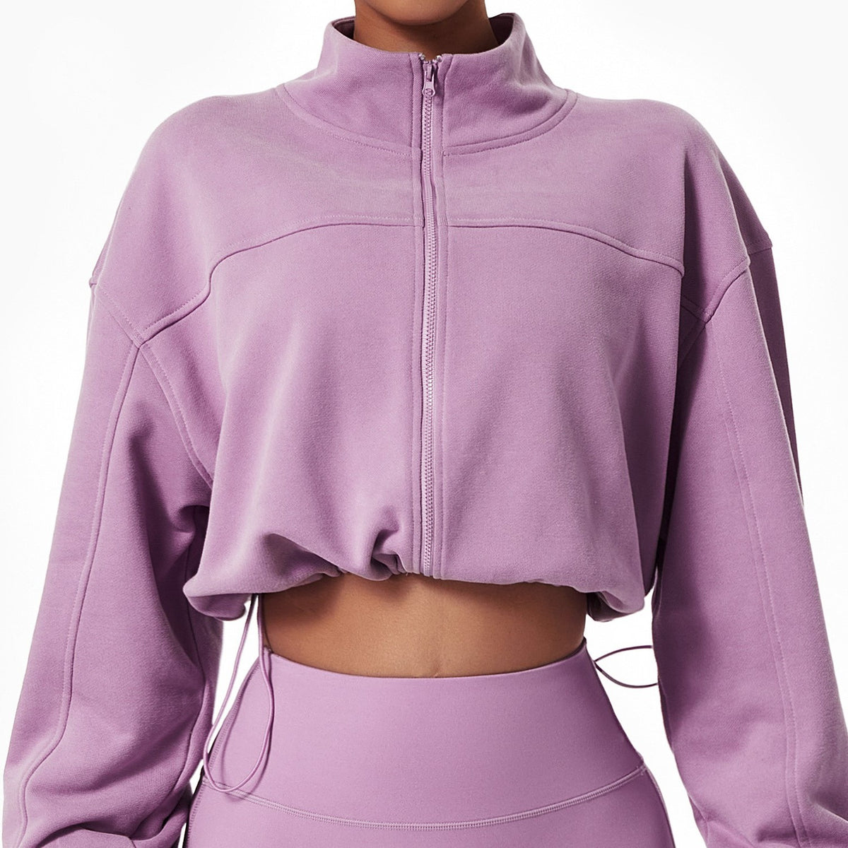 Lunéa Sudadera Deportiva Mujer Manga Larga Cremallera Outdoor Running Ciclismo