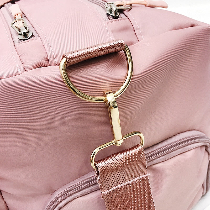 Lunéa Bolsa Deporte Mujer Impermeable Nylon Compartimento Zapatillas