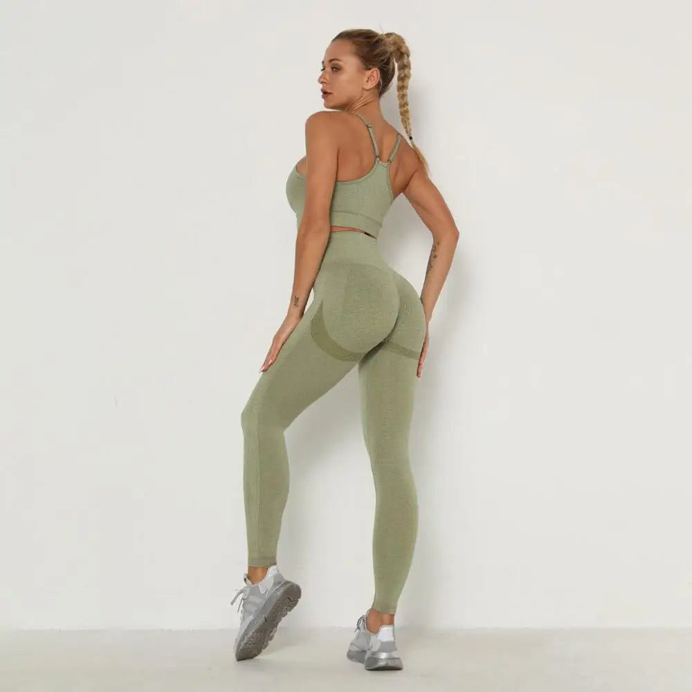 Lunéa Conjunto Deportivo Sin Costuras Manga Larga Mujer Control Vientre