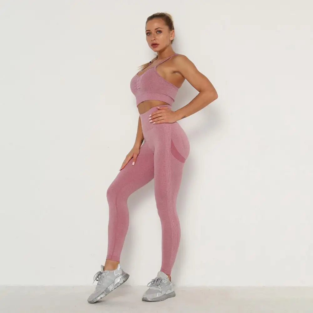 Lunéa Conjunto Deportivo Sin Costuras Manga Larga Mujer Control Vientre
