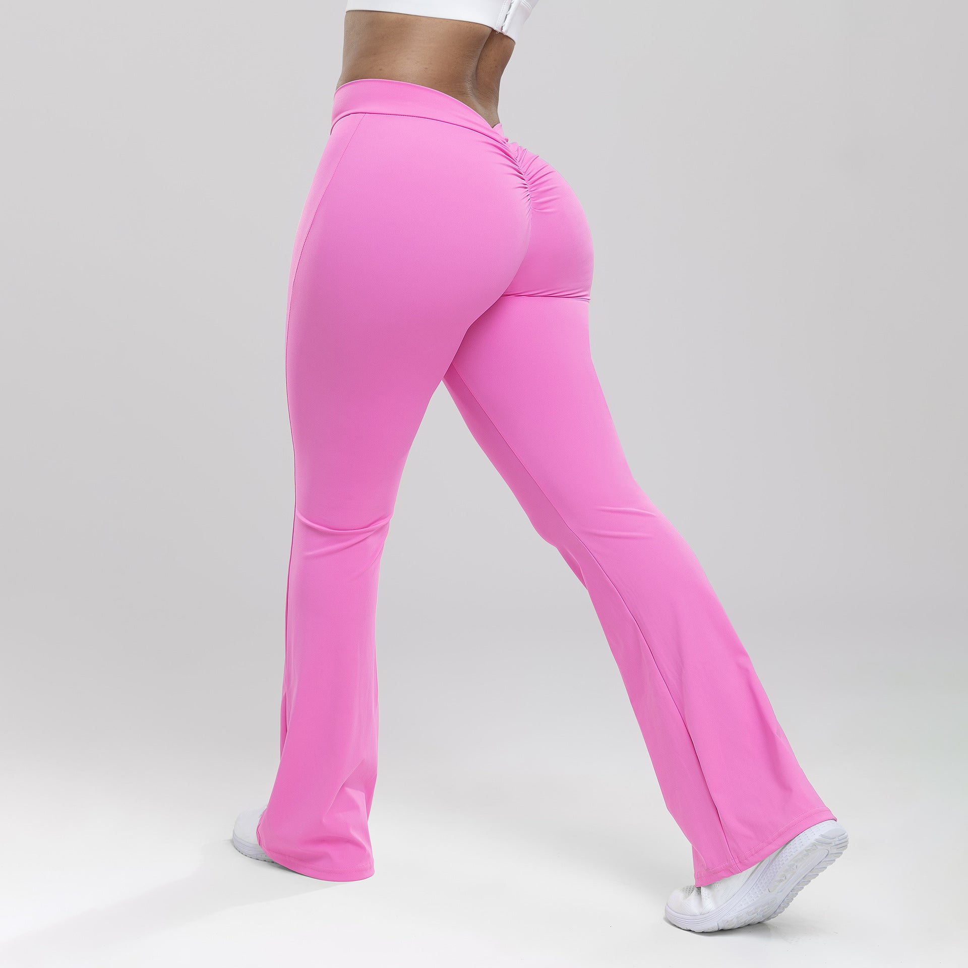 Lunéa Pantalón Yoga Acampanado Mujer Cintura Definida Levanta Glúteos