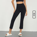 Yoga pants, women's one-piece high-waisted flared pants, outdoor casual wide-leg pants
