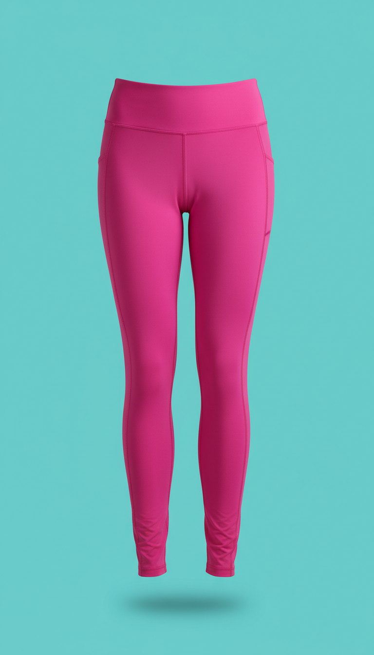 Fuchsia performance leggings