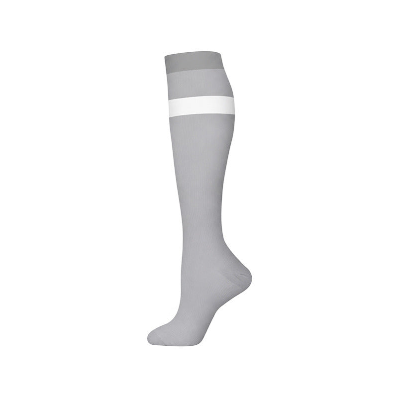 Lunéa Calcetines Compresión Tubo Largo Ciclismo Fitness Hombre Mujer