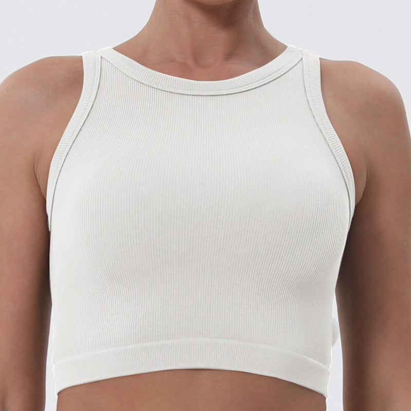 Lunéa Top Halter Deportivo Mujer Tirantes Anchos Antiimpacto Yoga