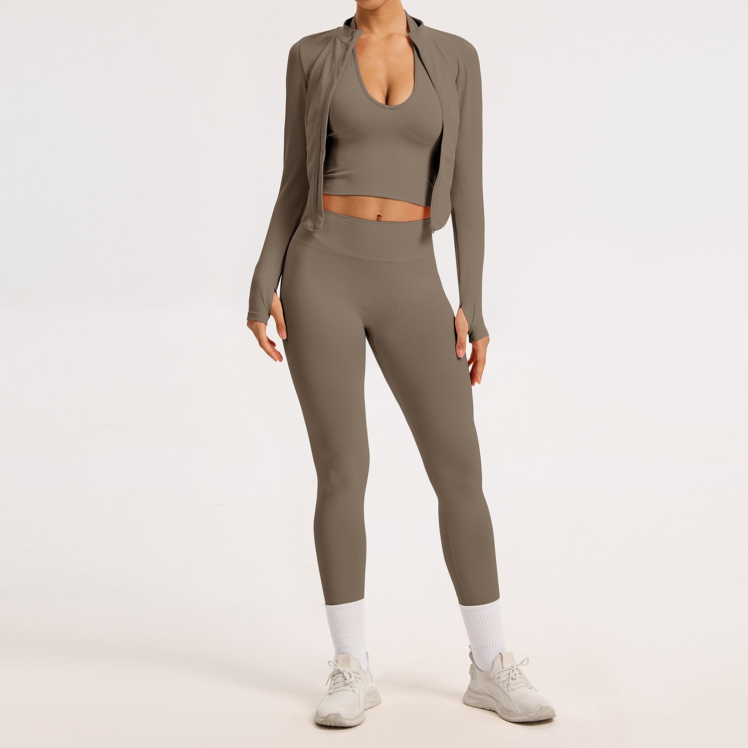 Seamless back-beautifying yoga running quick-drying tight fitness yoga wear for women