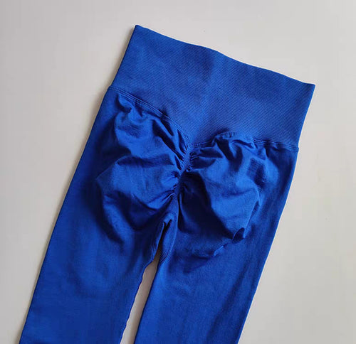 High-waisted and hip-lifting fitness pants, high-elasticity quick-drying tight Pilates slimming yoga pants for outerwear