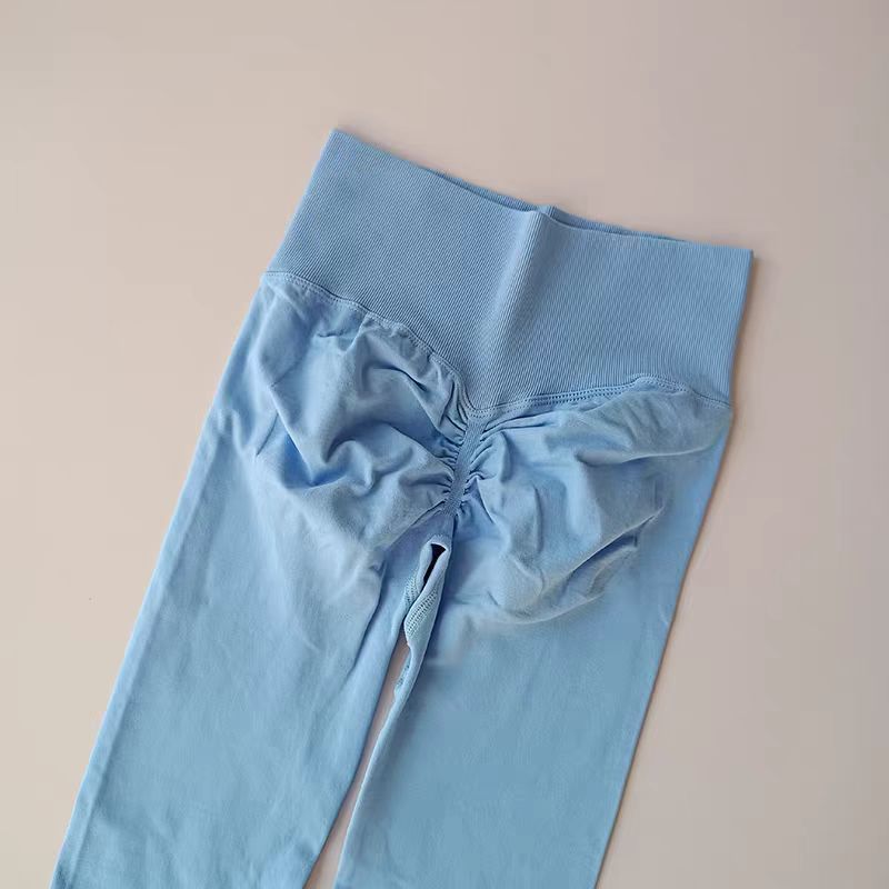 High-waisted and hip-lifting fitness pants, high-elasticity quick-drying tight Pilates slimming yoga pants for outerwear