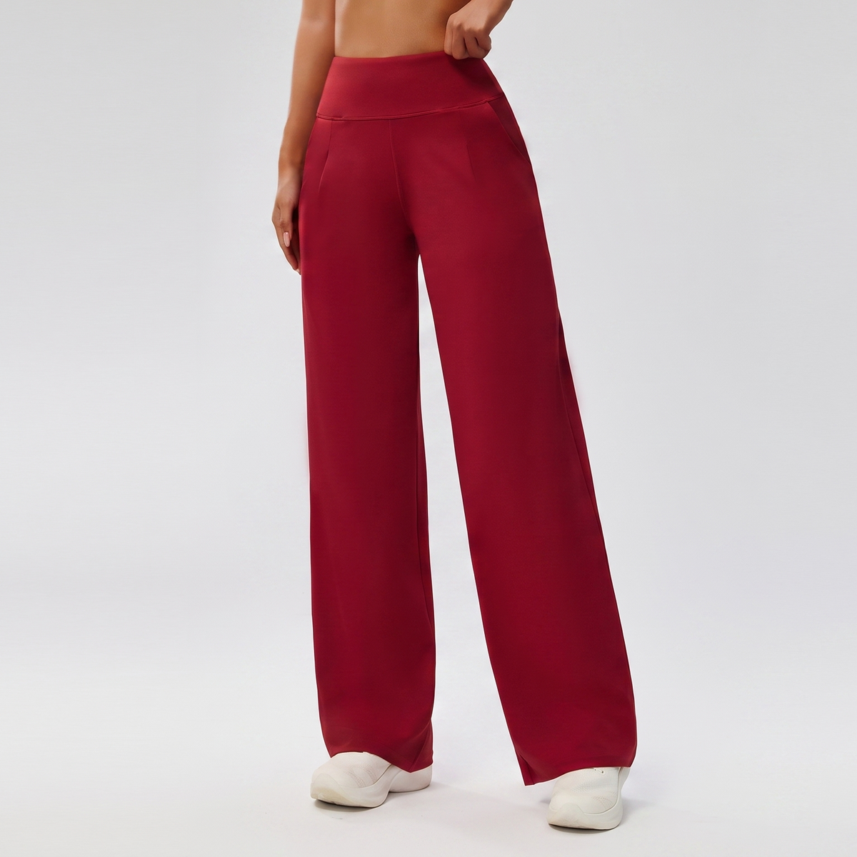 Lunéa Pantalón Ancho Tiro Alto Mujer Yoga Pilates Fluido