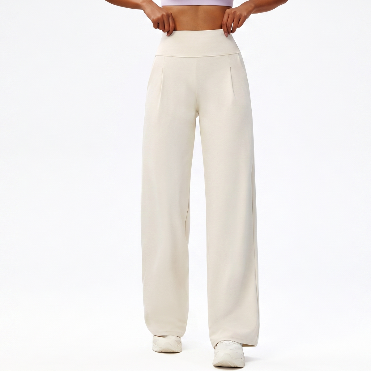 Lunéa Pantalón Ancho Tiro Alto Mujer Yoga Pilates Fluido